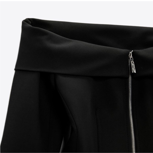 ZARA BLACK OFF-THE-SHOULDER TOP LIMITED EDITION - Picture 8 of 9